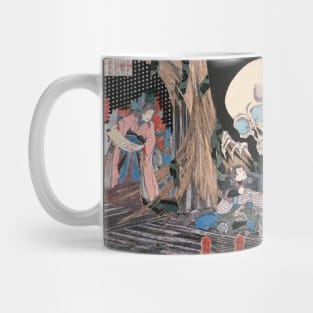 Japanese Skeleton Death God Mug